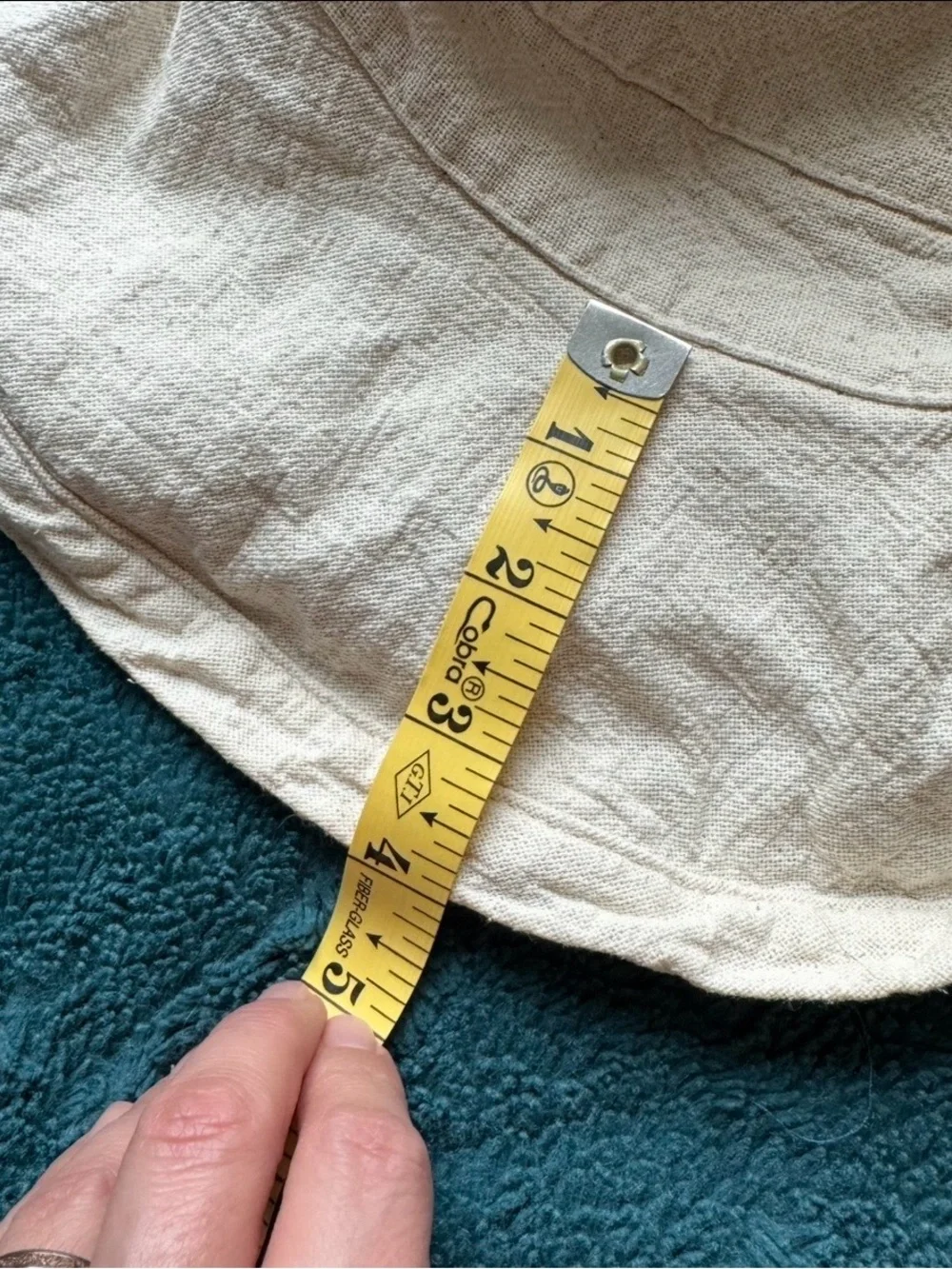 Scala Collezione Linen Bucket Sunhat OS Ivory Floppy Cap 4” Brim Coastal Beach